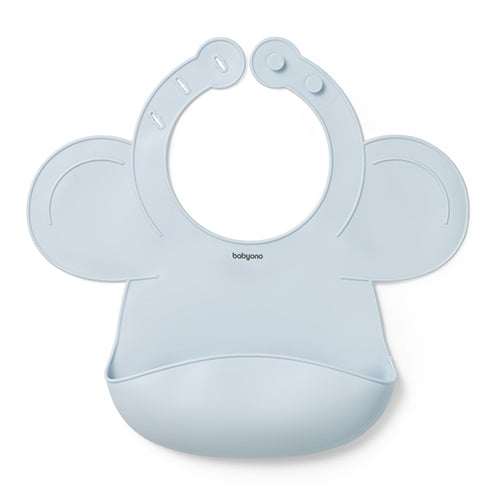 Baby Ono baveta silicon cu prindere reglabila 6m+ Blue