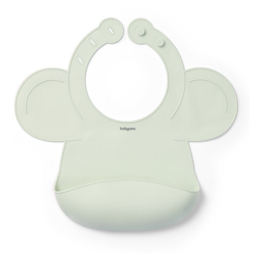 Baby Ono baveta silicon cu prindere reglabila 6m+ Menta Imagine principală a produsului
