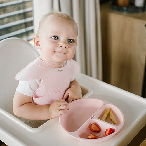 Baby Ono baveta silicon cu prindere reglabila 6m+ Pink