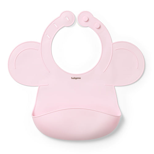 Baby Ono baveta silicon cu prindere reglabila 6m+ Pink Imagine principală a produsului