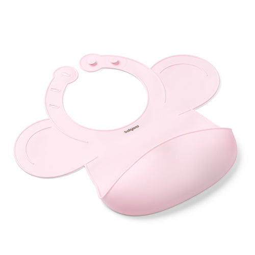 Baby Ono baveta silicon cu prindere reglabila 6m+ Pink Imagine secundară a produsului