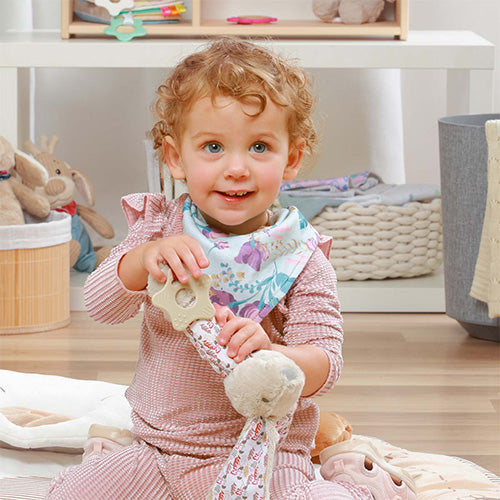 Baby Ono bavetica reglabila 0m+ 2 buc Floral