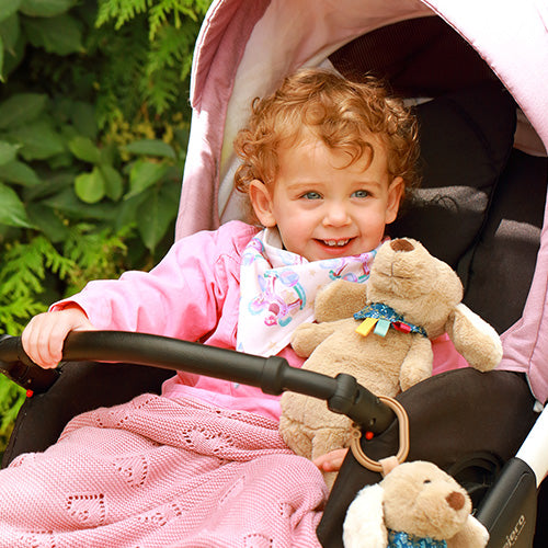 Baby Ono bavetica reglabila 0m+ 2 buc Horses