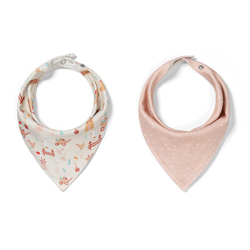 Baby Ono bavetica reglabila 0m+ 2 buc Farmer Imagine principală a produsului