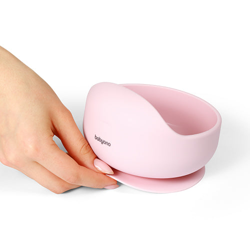 Baby Ono bol cu ventuza 6m+ Pink
