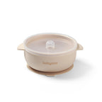 Baby Ono bol silicon cu ventuza si capac 6m+ Beige