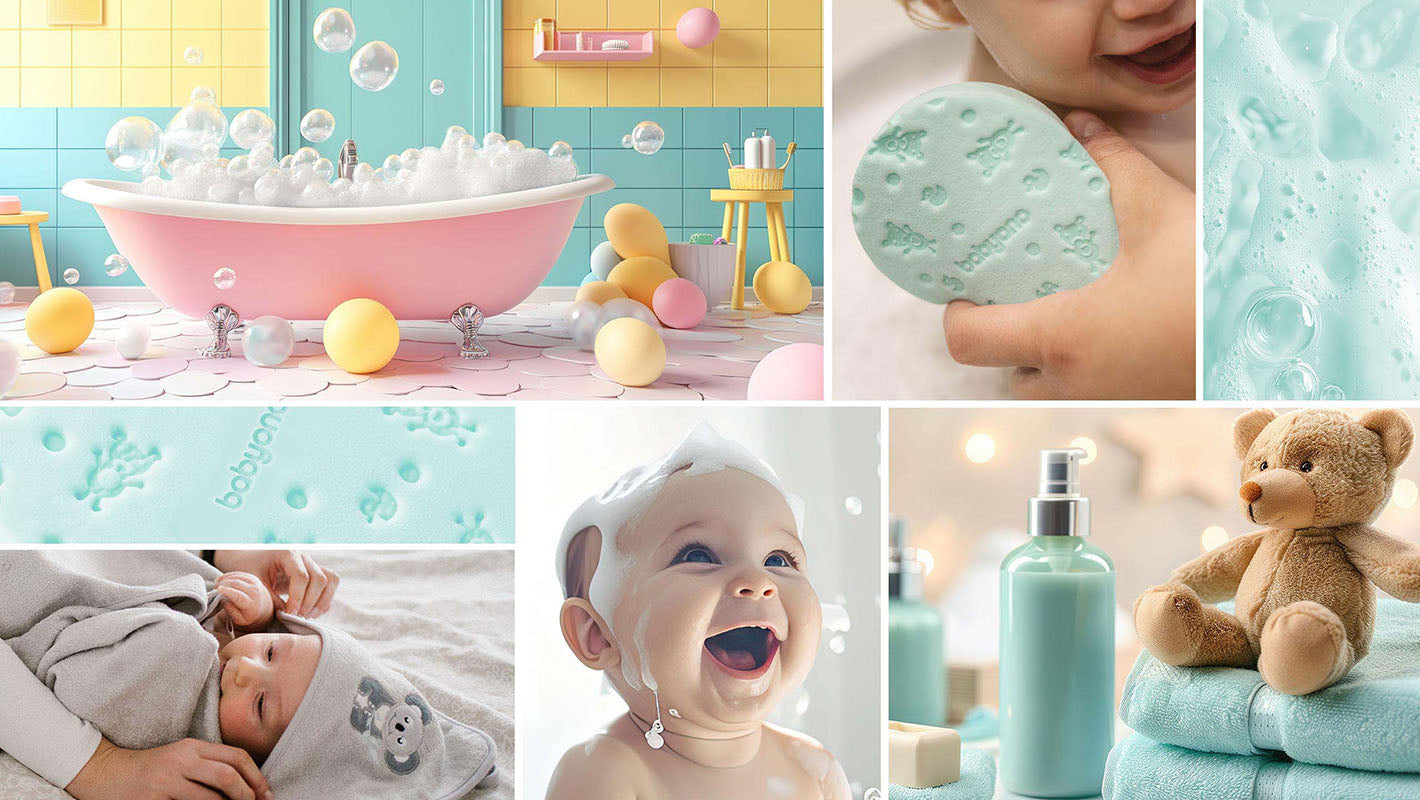 Baby Ono burete de baie pentru bebelusi 0m+ Green