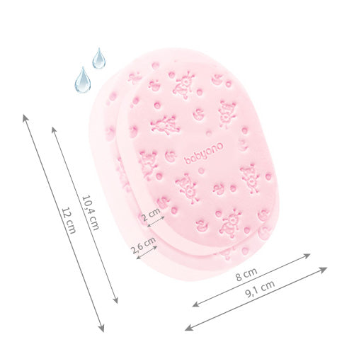 Baby Ono burete de baie pentru bebelusi 0m+ Pink