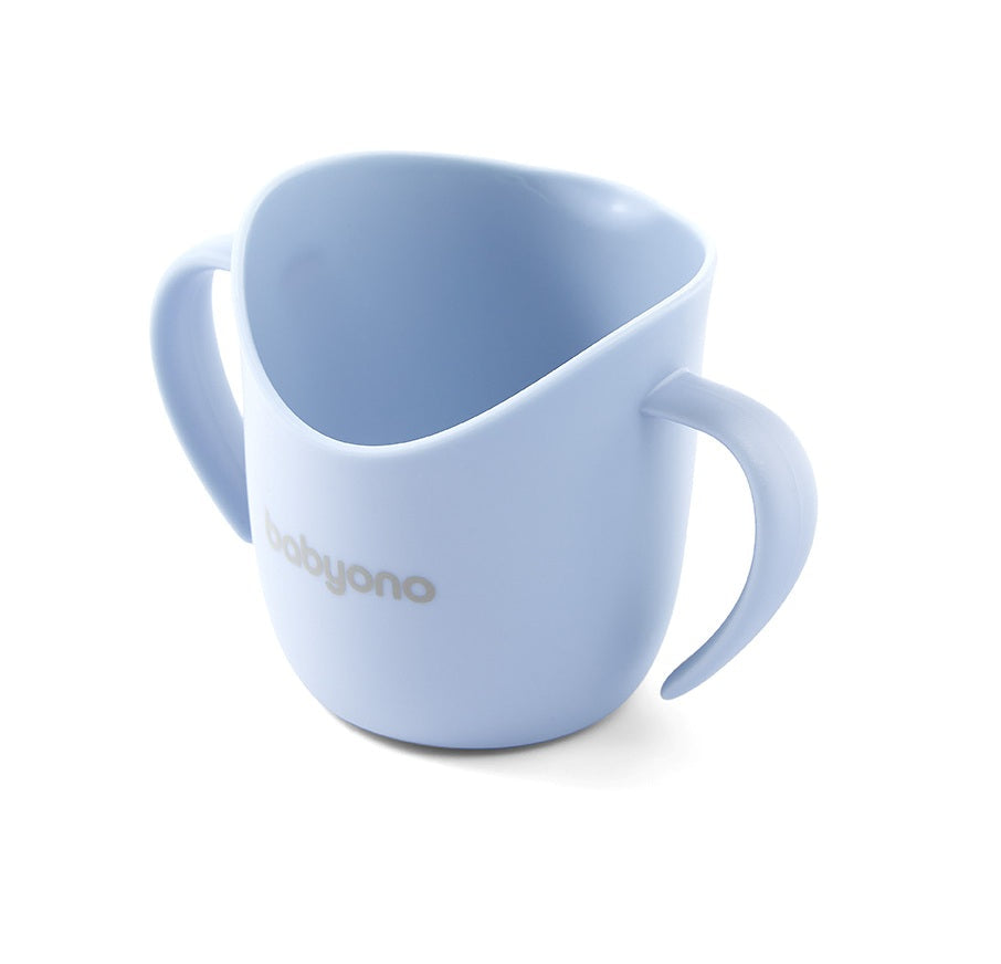 Baby Ono canita de antrenament ergonomica 120 ml 6m+, Albastru pal