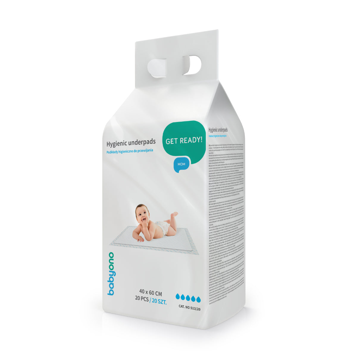 Baby Ono cearsaf de unica folosinta 40x60 cm 20 buc