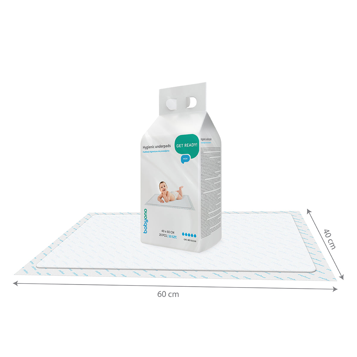 Baby Ono cearsaf de unica folosinta 40x60 cm 20 buc