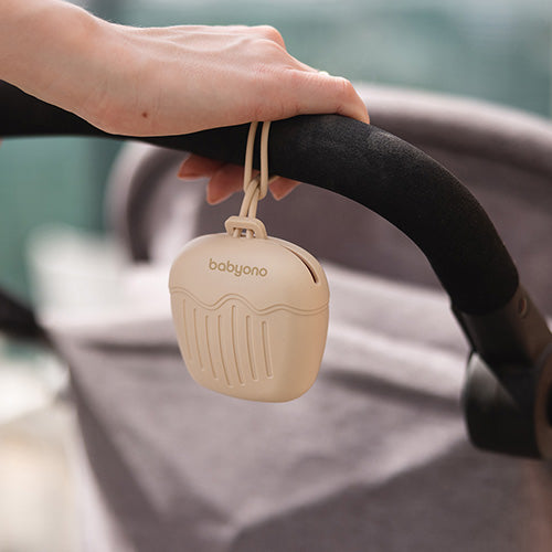 Baby Ono cutie silicon port suzeta 0m+ Beige