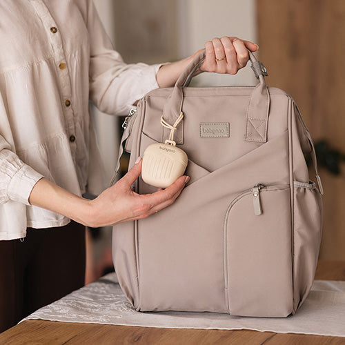 Baby Ono cutie silicon port suzeta 0m+ Beige