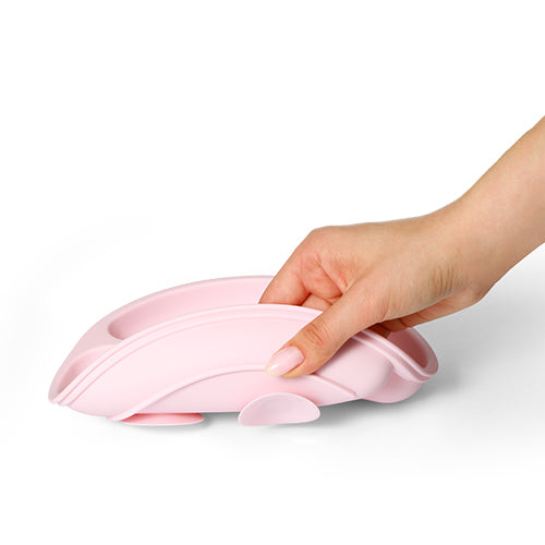 Baby Ono farfurie compartimentata cu ventuza 6m+ Pink Imagine secundară a produsului