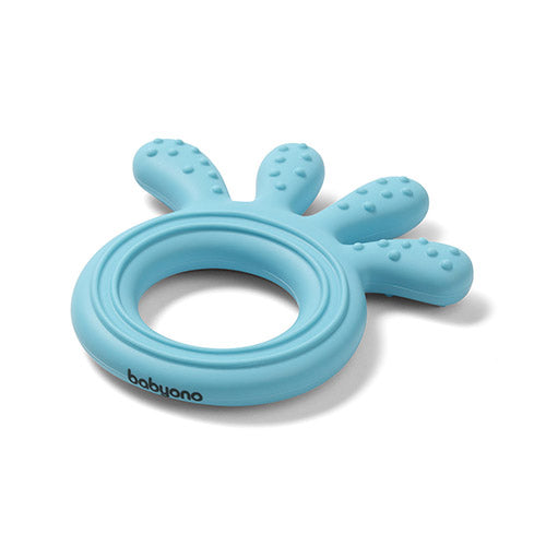 Baby Ono jucarie dentitie din silicon Teether Octopus 0m+ Blue