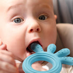 Baby Ono jucarie dentitie din silicon Teether Octopus 0m+ Blue