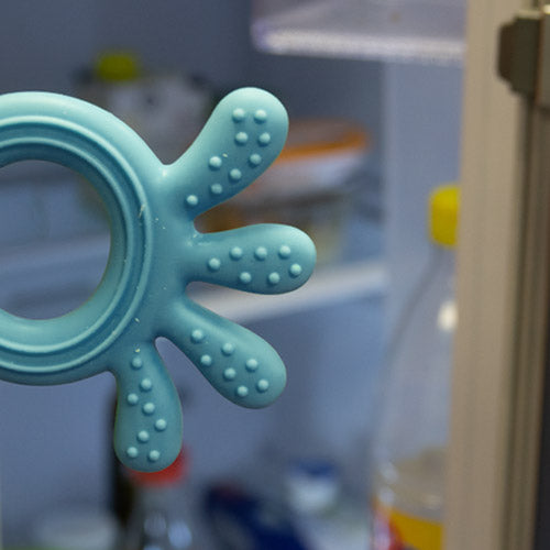 Baby Ono jucarie dentitie din silicon Teether Octopus 0m+ Blue