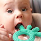 Baby Ono jucarie dentitie din silicon Teether Octopus 0m+ Mint