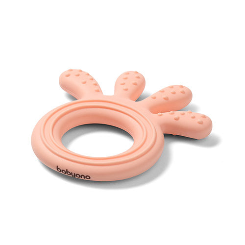 Baby Ono jucarie dentitie din silicon Teether Octopus 0m+ Roz