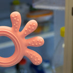 Baby Ono jucarie dentitie din silicon Teether Octopus 0m+ Roz
