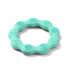 Baby Ono jucarie dentitie din silicon Teether Ring 0m+ Green