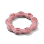 Baby Ono jucarie dentitie din silicon Teether Ring 0m+ Roz