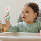 Baby Ono jucarie dentitie si zornaitoare 3m+ Strawberry