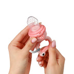 Baby Ono kit hranire cu rasucire 6m+ Frog Pink