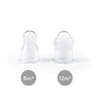 Baby Ono kit hranire cu rasucire 6m+ Frog Pink