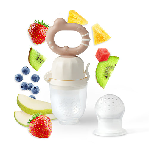 Baby Ono kit hranire cu rasucire 6m+ Dino Beige