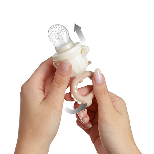 Baby Ono kit hranire cu rasucire 6m+ Dino Beige