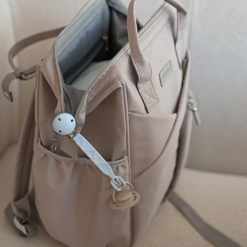 Baby Ono lant suzeta din silicon 0m+ Roz