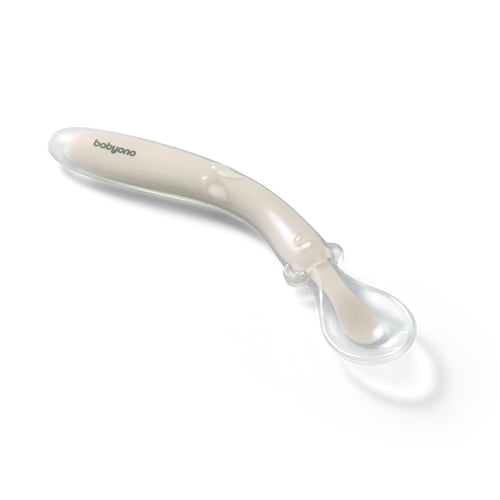 Baby Ono lingurita silicon fexibila 6m+ Bej