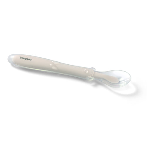 Baby Ono lingurita silicon fexibila 6m+ Bej