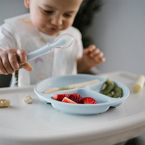 Baby Ono lingurita silicon fexibila 6m+ Blue