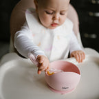 Baby Ono lingurita silicon fexibila 6m+ Pink