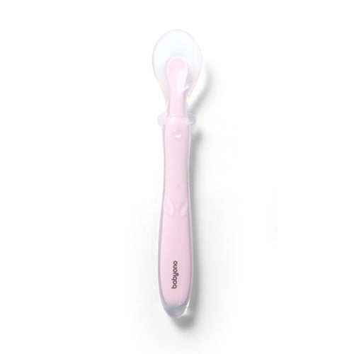 Baby Ono lingurita silicon fexibila 6m+ Pink Imagine principală a produsului