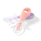 Baby Ono lingurita silicon flexibila 2 buc 6m+ Piersica-Mov