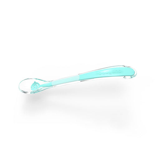 Baby Ono lingurita silicon moale Baby`s smile 6m+ Albastru