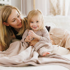 Baby Ono patura din bumbac cu captuseala de flanel 75x100 cm 0m+ Beige