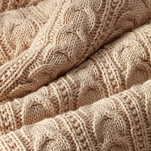 Baby Ono patura bumbac si sherpa 75x100 cm 0m+ Beige