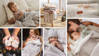 Baby Ono patura bumbac si sherpa 75x100 cm 0m+ Grey