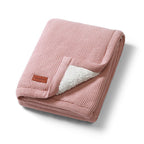 Baby Ono patura bumbac si sherpa 75x100 cm 0m+ Roz