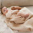 Baby Ono patura din lana merino 75x100 cm 0m+