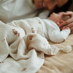 Baby Ono patura muselina 75x100 cm Beige cu ursuleti