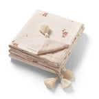 Baby Ono patura muselina 75x100 cm Beige cu ursuleti
