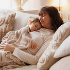 Baby Ono patura tricotata din bambus 75x100 cm 0m+ Beige