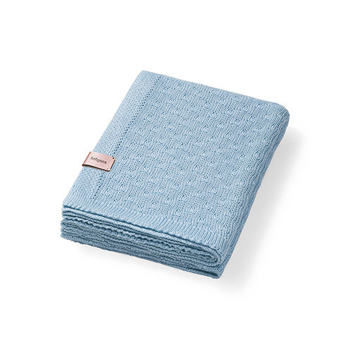 Baby Ono patura tricotata din bambus 75x100 cm 0m+ Blue