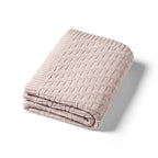 Baby Ono patura tricotata din bumbac organic 75x100 cm 0m+ Beige