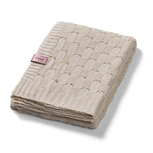 Baby Ono patura tricotata Natural Bamboo 75x100 cm Bej